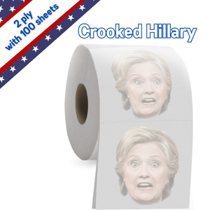 Conservative Comedy 🔴  Hillary-Single Roll Peelitical Toilet Paper Roll