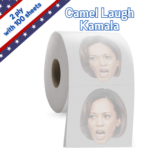 Conservative Comedy 🔴 Kamala-Single Roll Peelitical Toilet Paper Roll